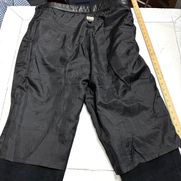 Wilson Leather M. Julian Pants Blk Moto Biker Pants 36 X 33 Vintage - Picture 9 of 15